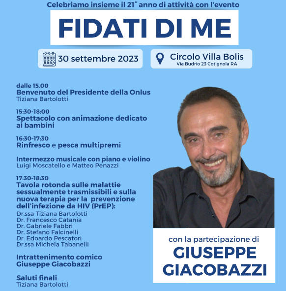Fidati di me - 30 settembre 2023 - Eventi Genea Onlus - Lugo